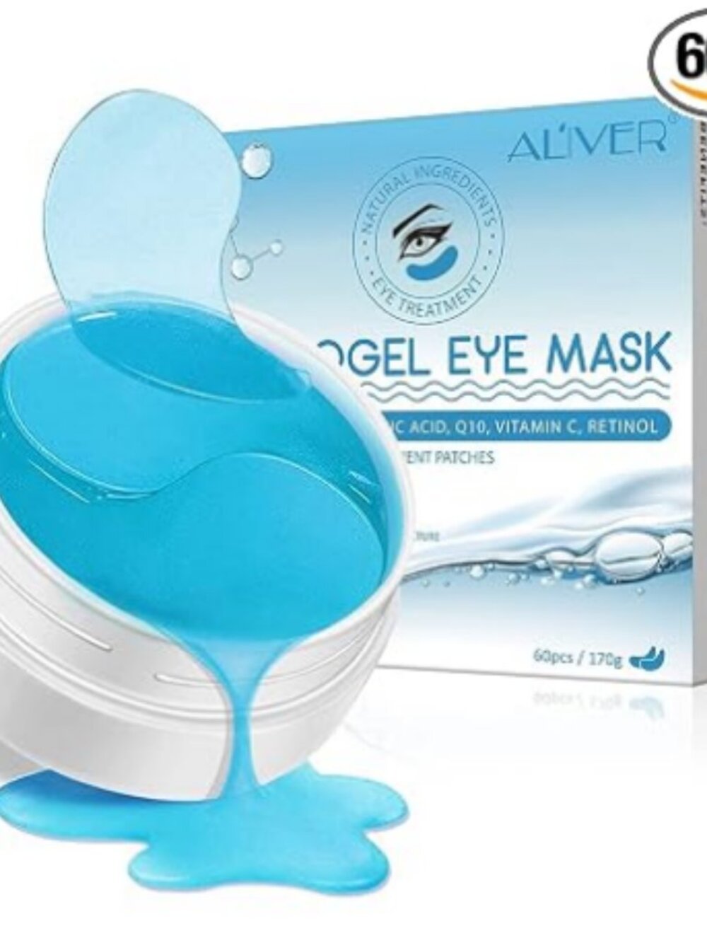Al'iver Hydrogel Eye Mask Patches 60 pcs. Unisex